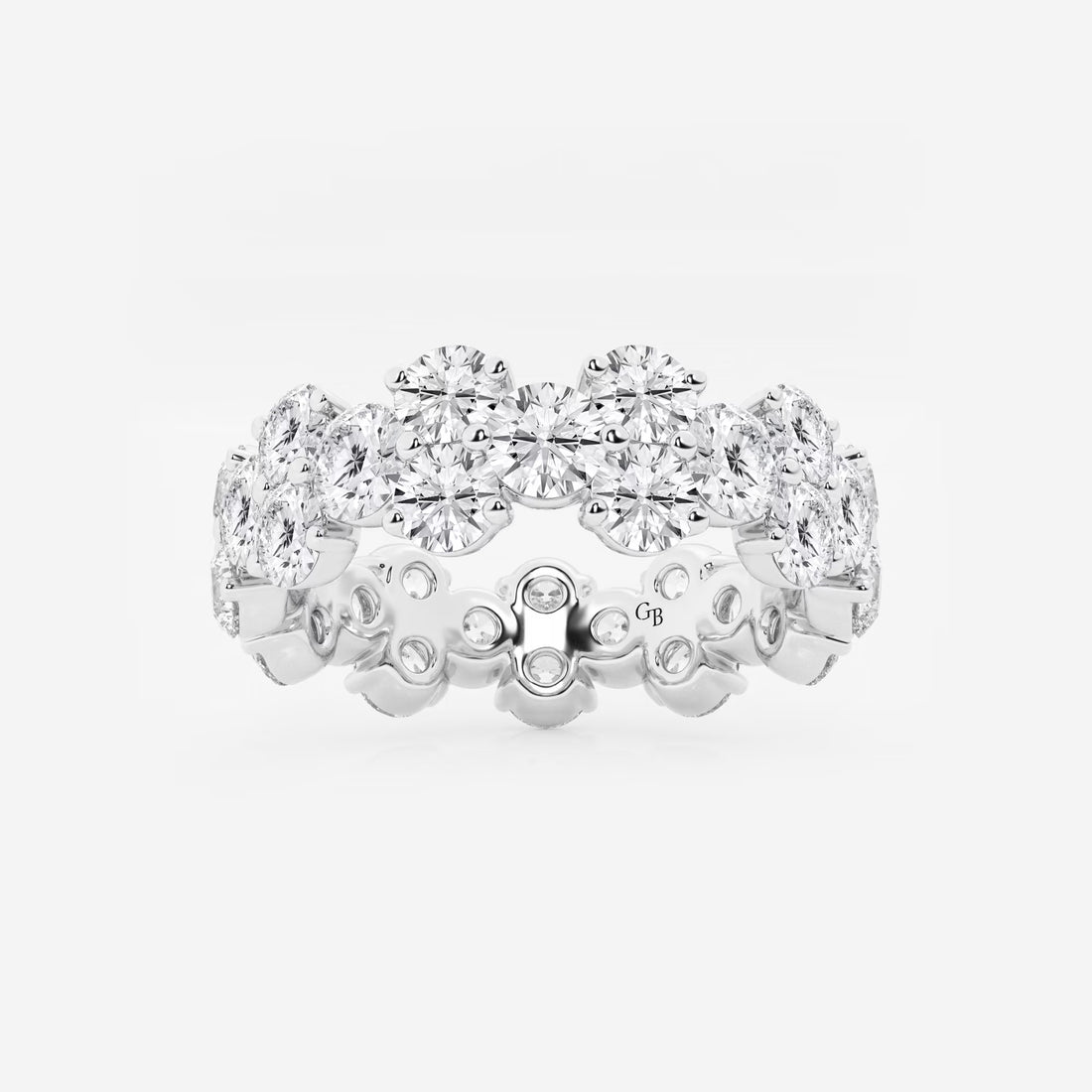Floréa Garland Round Lab-Grown Diamond Eternity Band