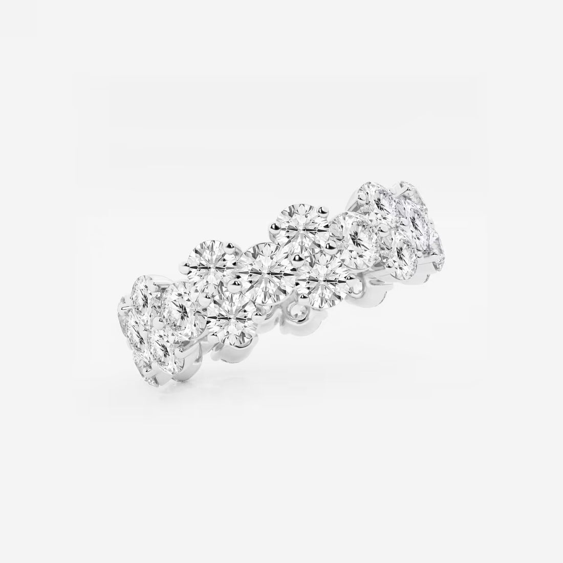 Floréa Garland Round Lab-Grown Diamond Eternity Band