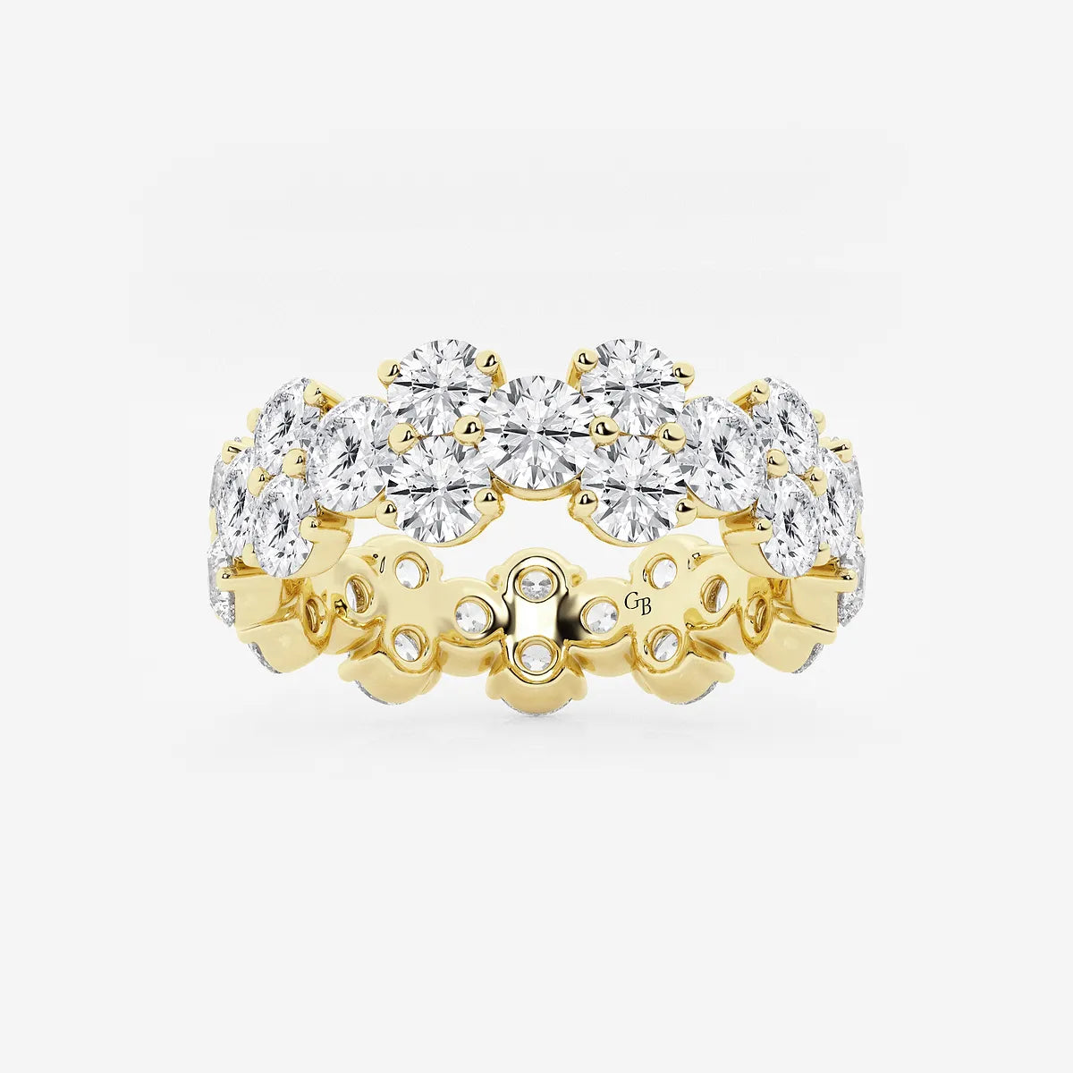 Floréa Garland Round Lab-Grown Diamond Eternity Band