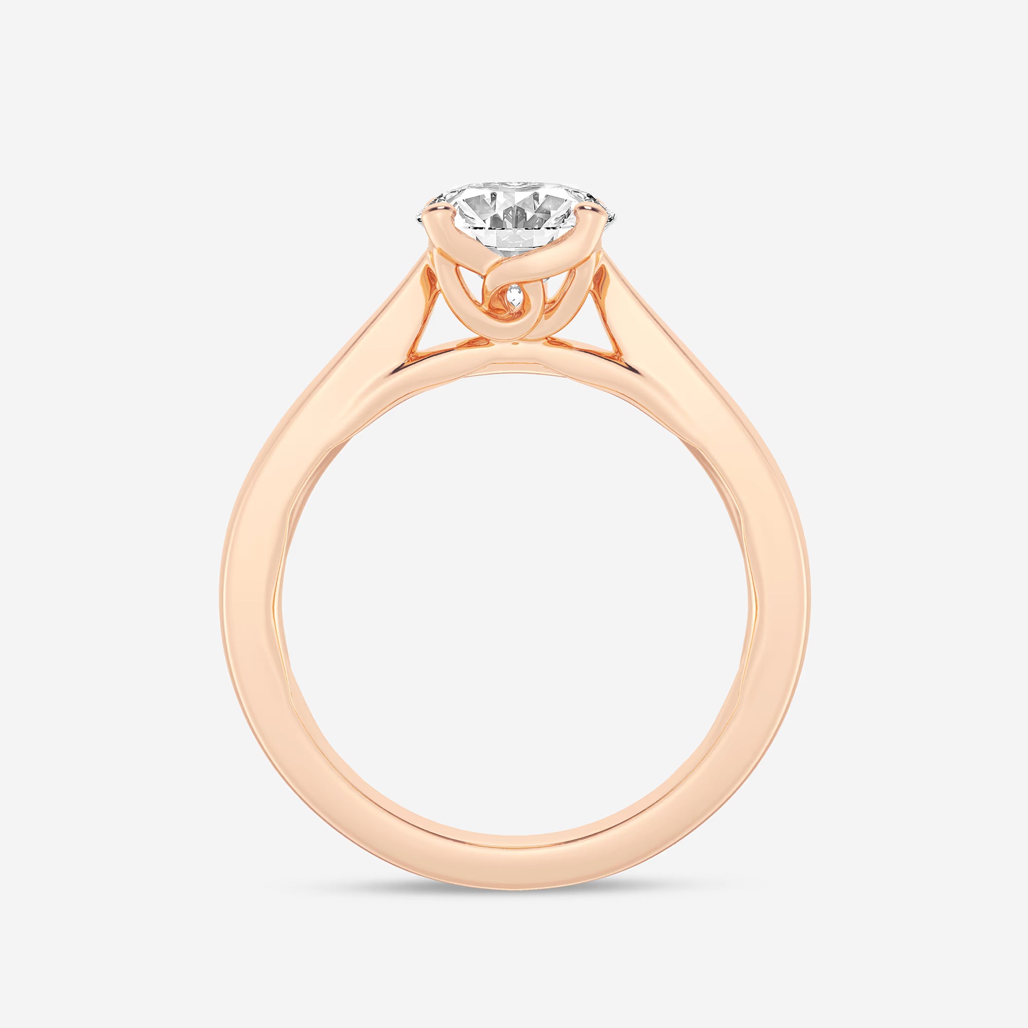 assic Oval Solitaire Lab-Grown Diamond Engagement Ring