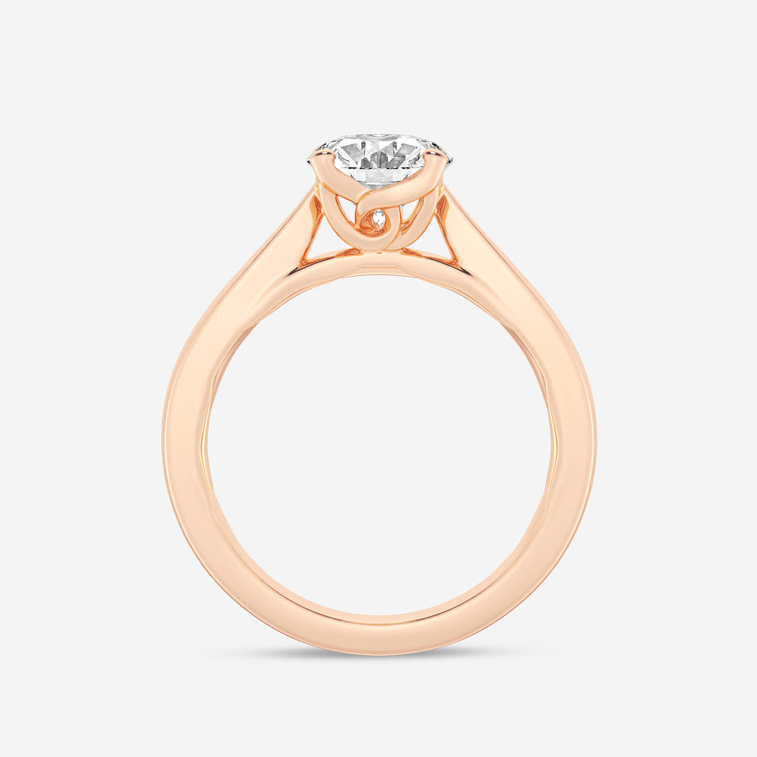 assic Oval Solitaire Lab-Grown Diamond Engagement Ring