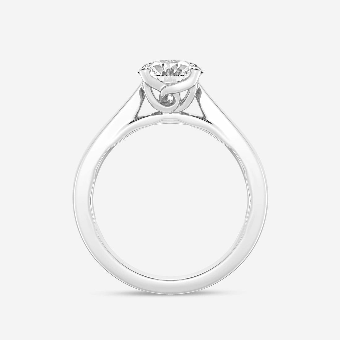 assic Oval Solitaire Lab-Grown Diamond Engagement Ring