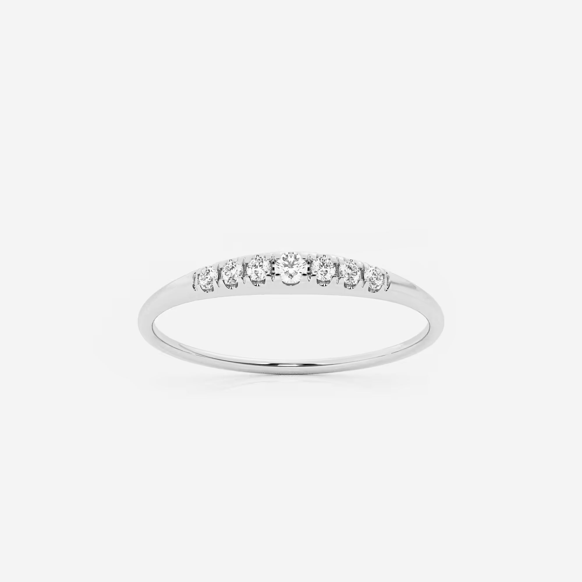 Allegro Etherea Round Lab-Grown Diamond Pinky Dome Ring