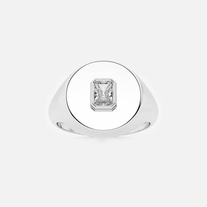 Imperion Radiant Lab-Grown Diamond Signet Ring