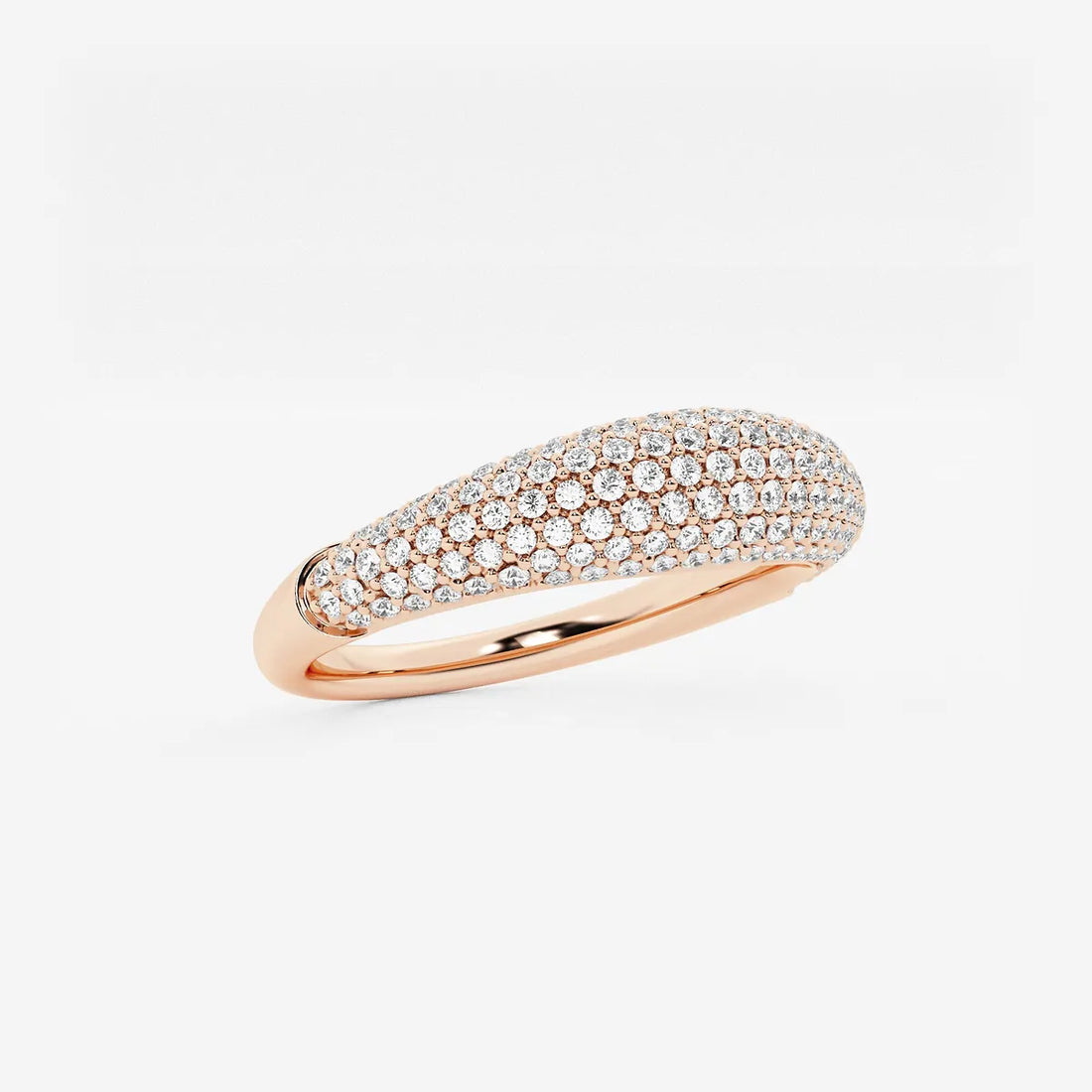 Aurelle Dome Pavé Lab-Grown Diamond Statement Band