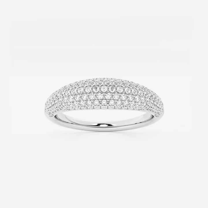 Aurelle Dome Pavé Lab-Grown Diamond Statement Band