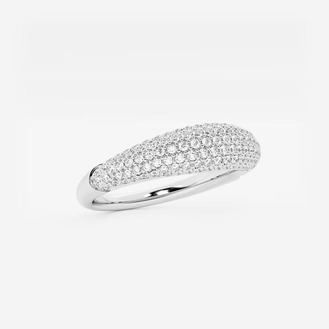 Aurelle Dome Pavé Lab-Grown Diamond Statement Band
