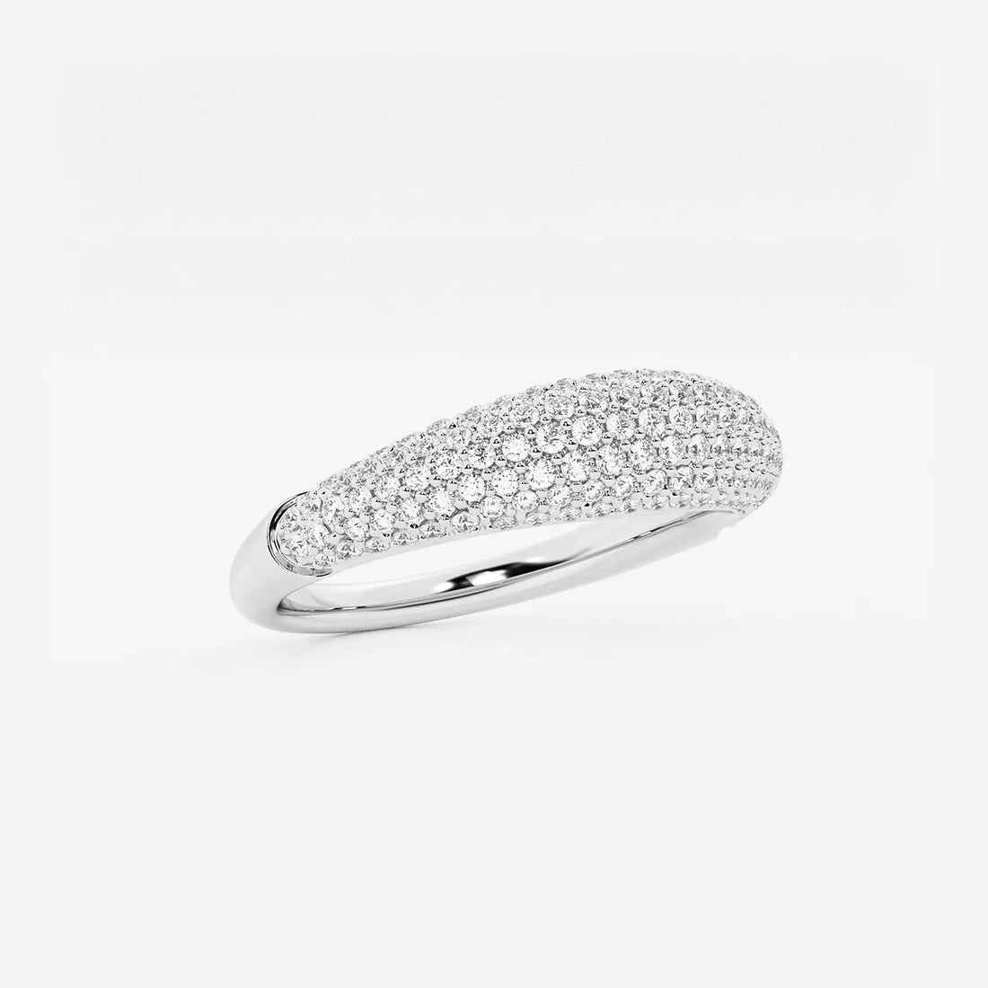 Tapestry Näas Bombë Round Lab-Grown Diamond Pavé Band