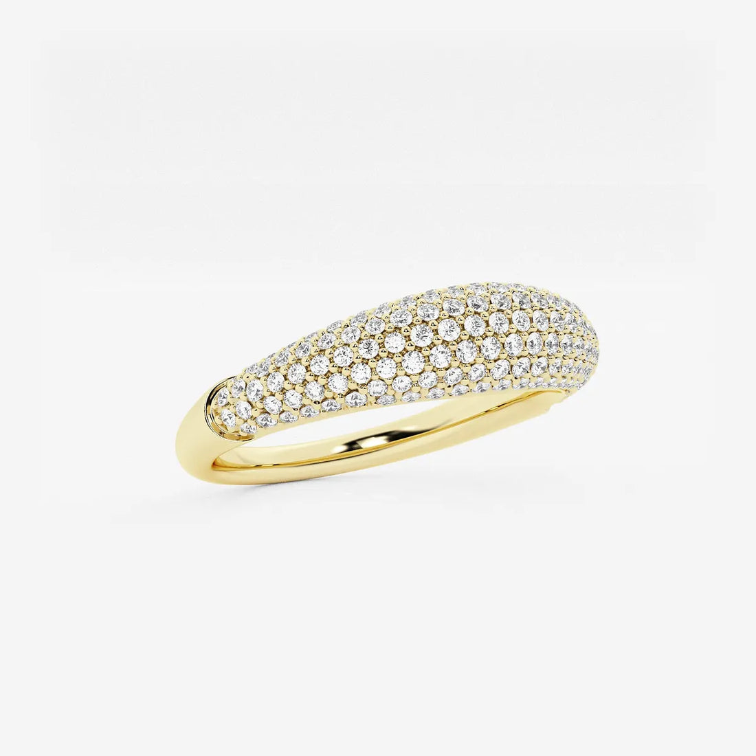Aurelle Dome Pavé Lab-Grown Diamond Statement Band