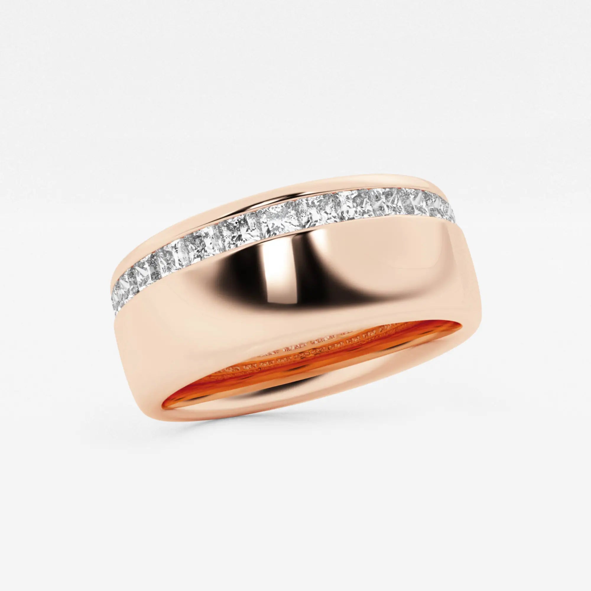 Regalia Princess Lab-Grown Diamond Channel Set Cigar Band
