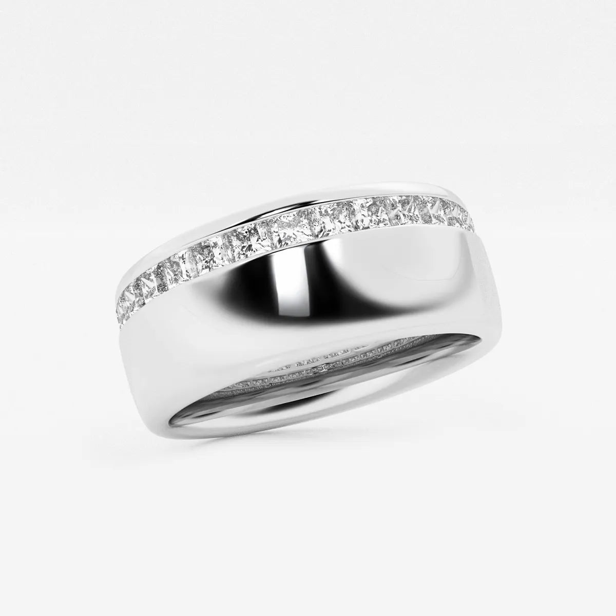 Regalia Princess Lab-Grown Diamond Channel Set Cigar Band