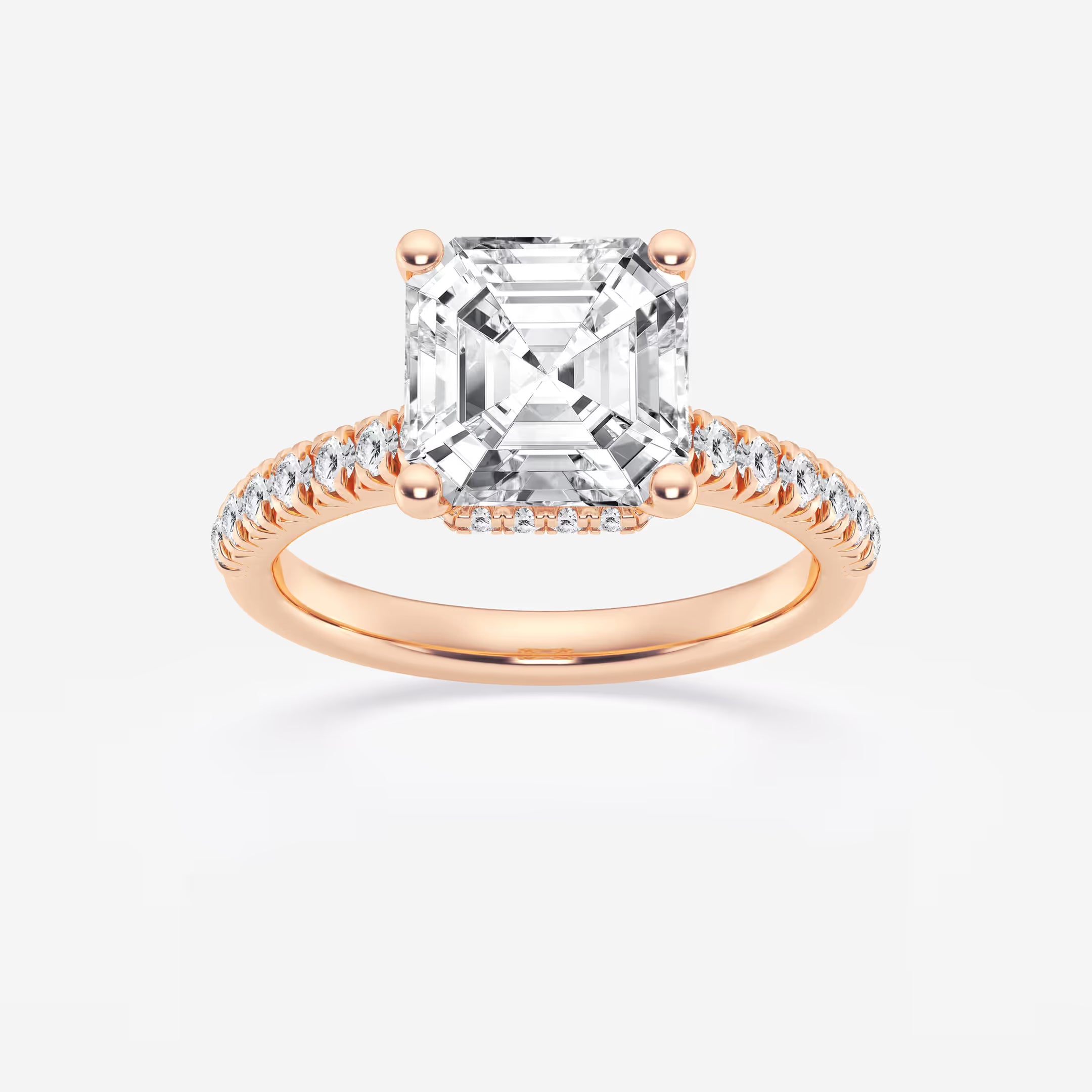 Vintage Inspired Pave Bridal Ring