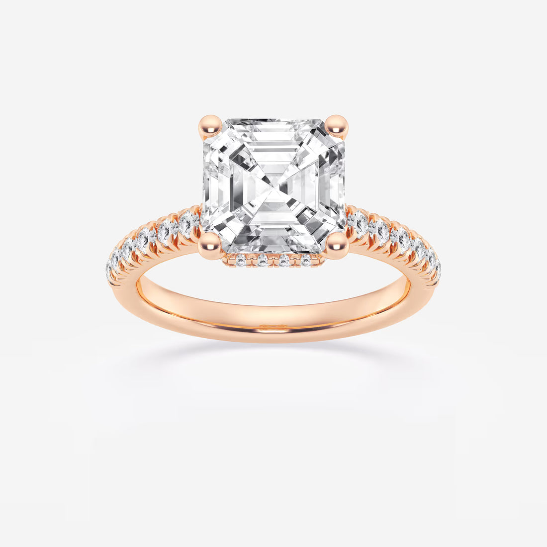 Vintage Inspired Pave Bridal Ring