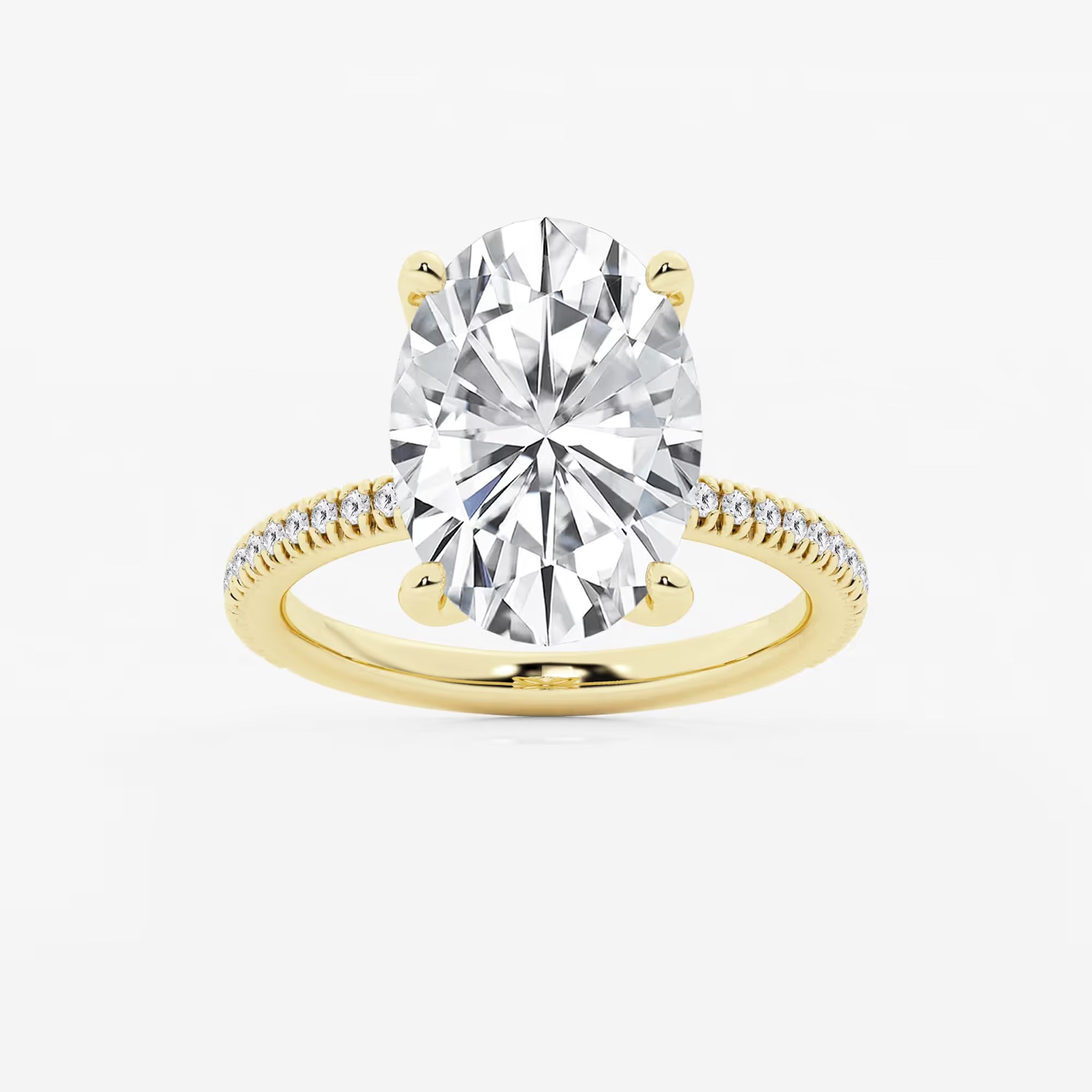 Oval Cut Solitaire Engagement Ring