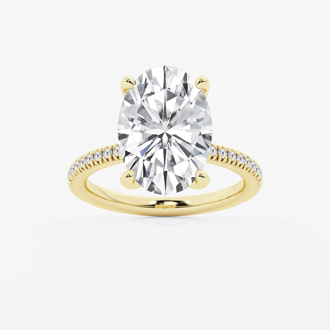 Oval Cut Solitaire Engagement Ring