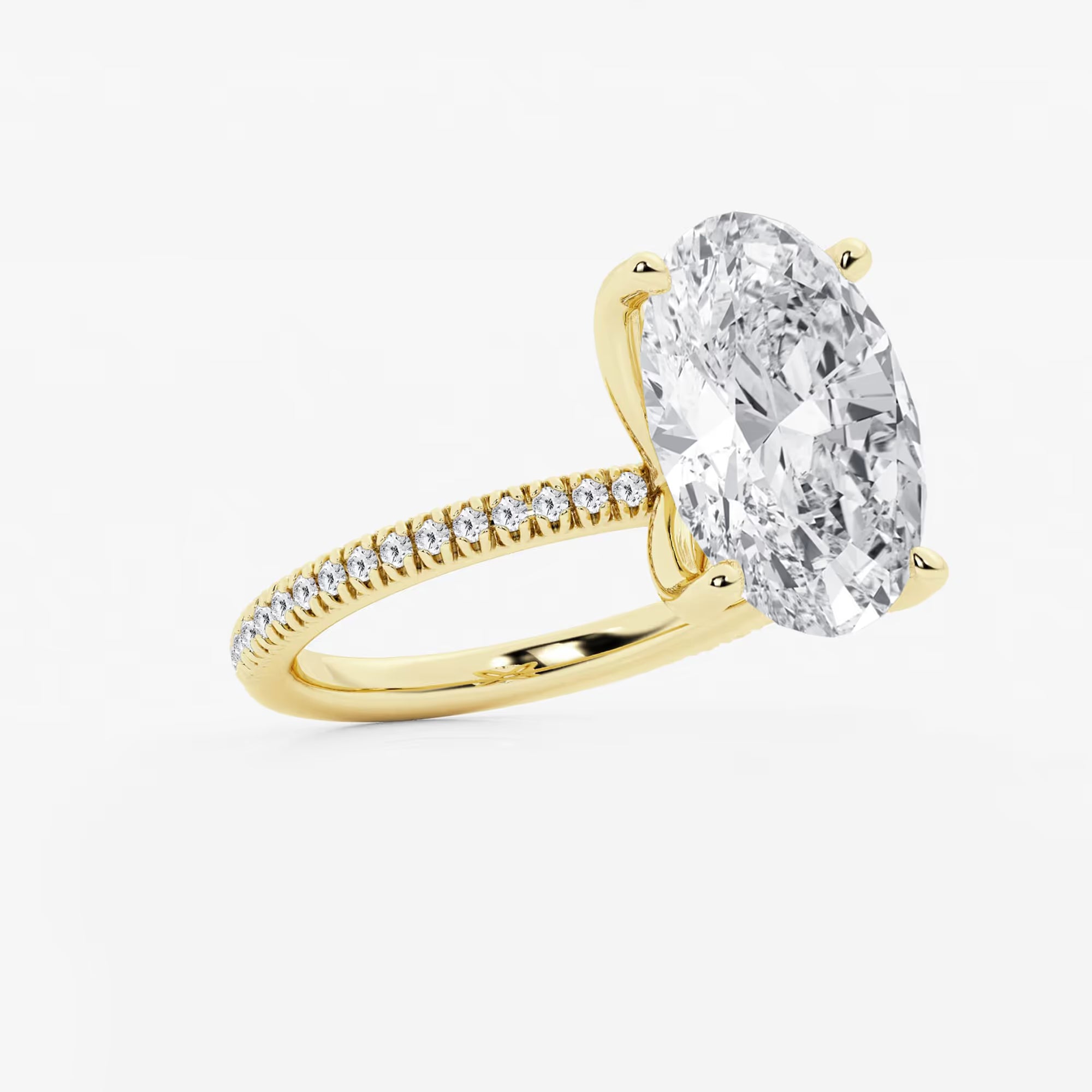 Oval Cut Solitaire Engagement Ring