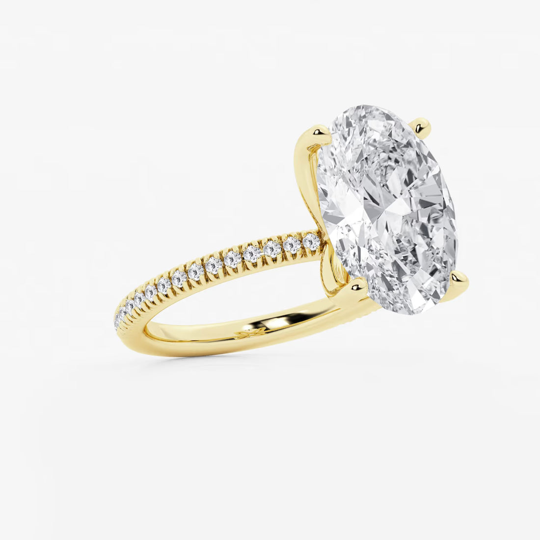 Oval Cut Solitaire Engagement Ring