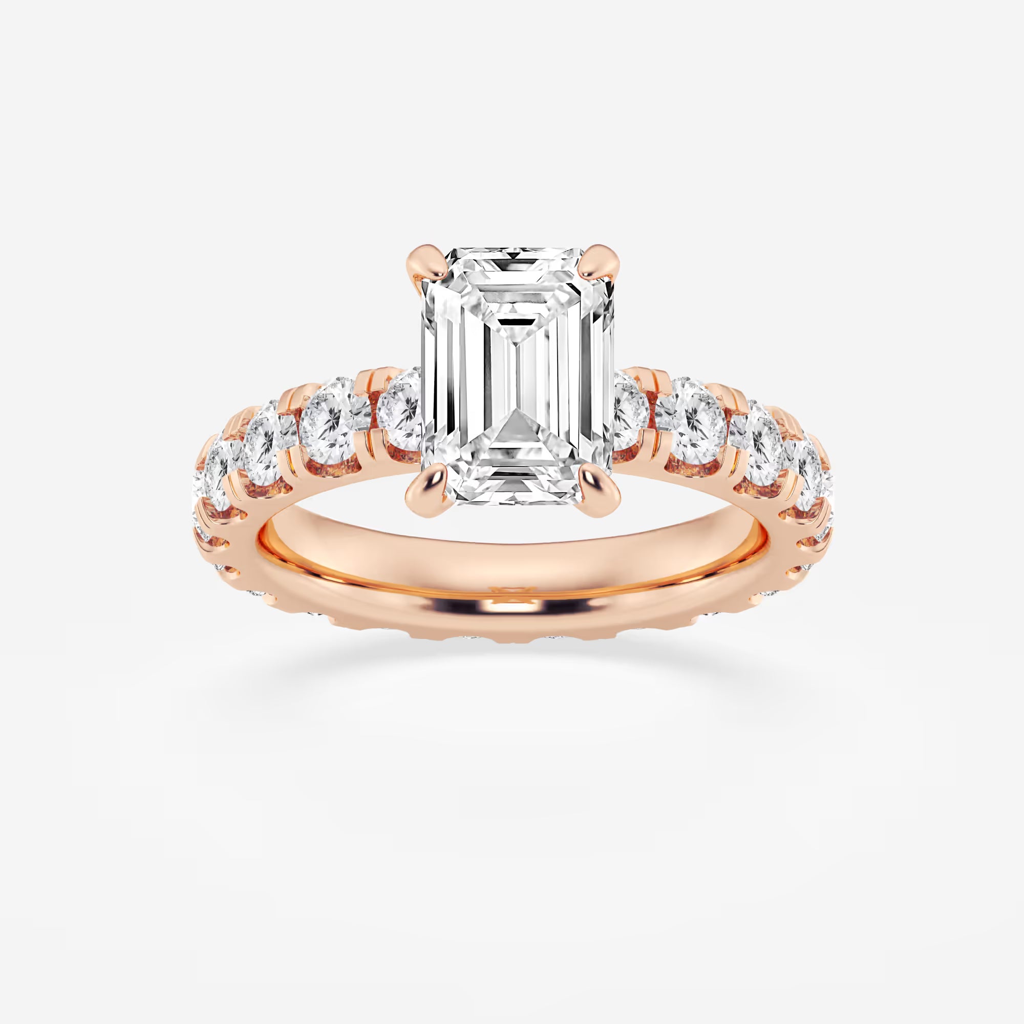 Emerald Cut Solitaire Engagement Ring