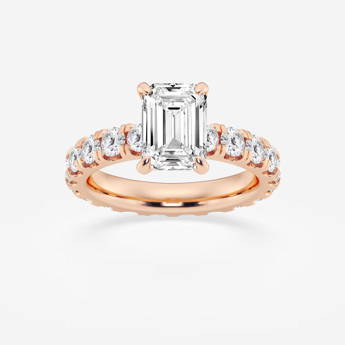 Emerald Cut Solitaire Engagement Ring