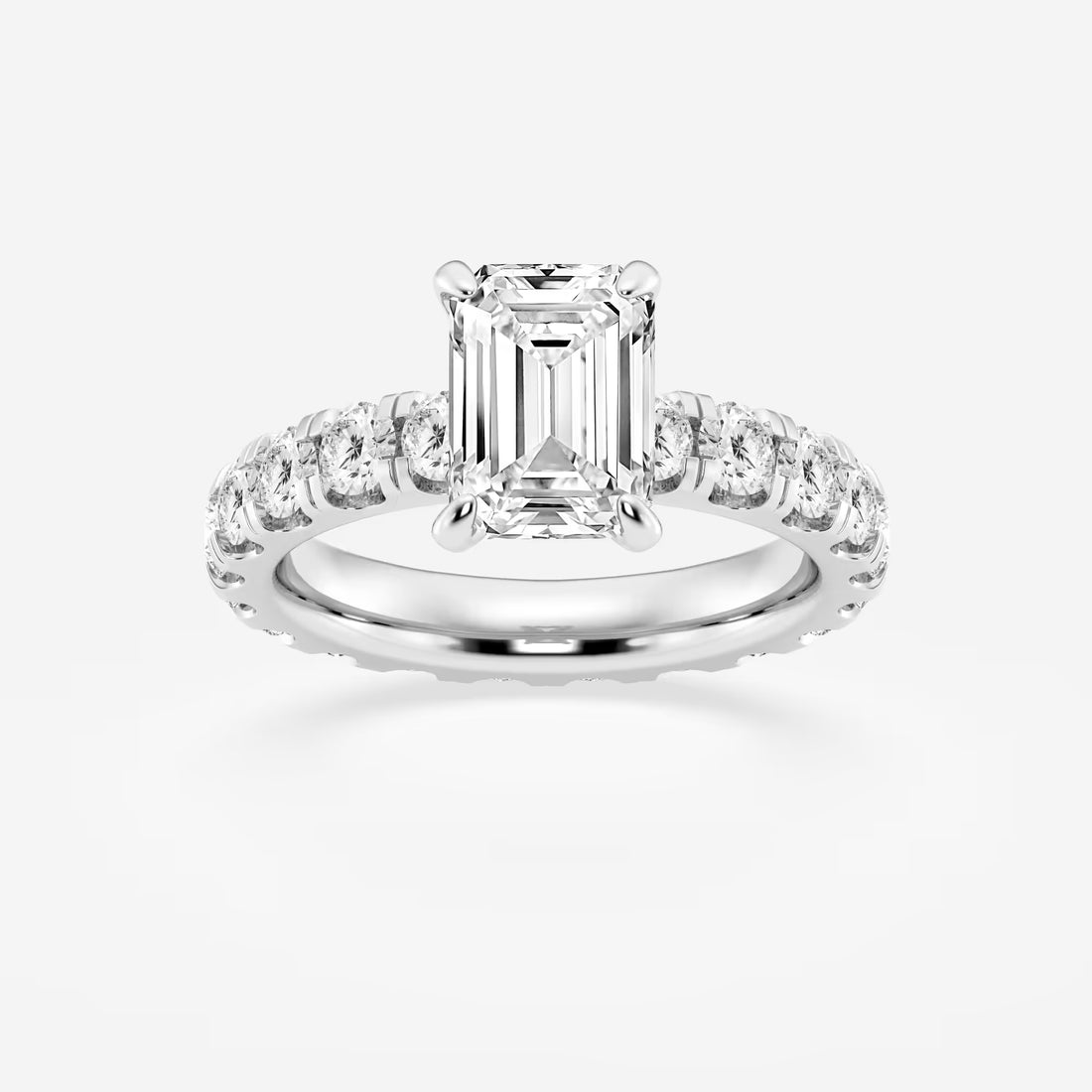 Emerald Cut Solitaire Engagement Ring