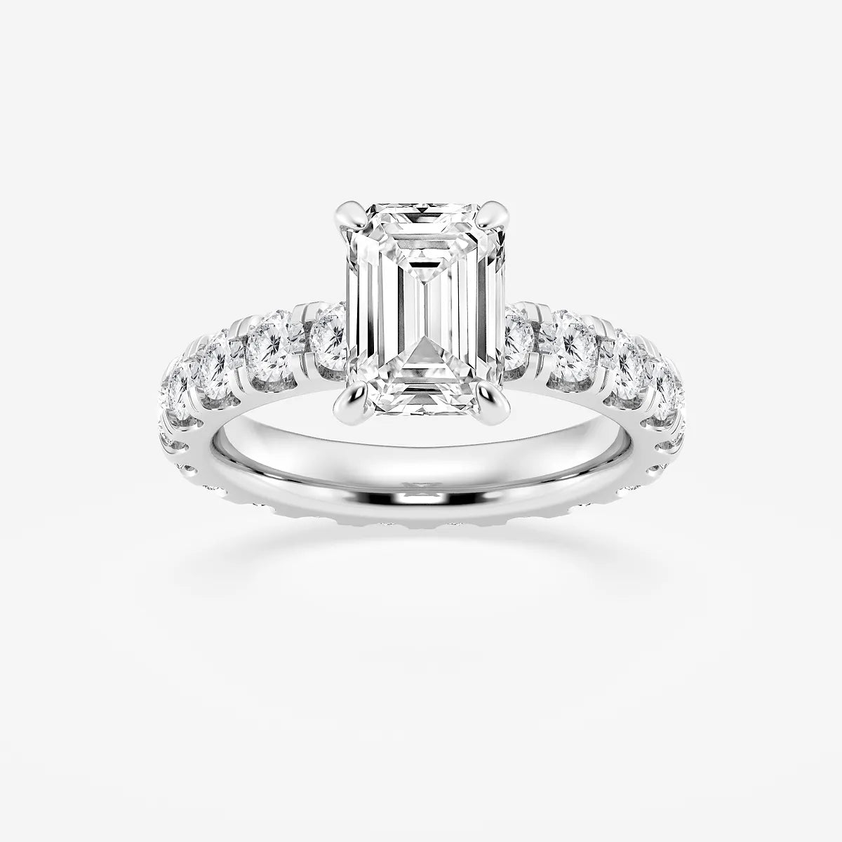 Emerald Cut Solitaire Engagement Ring