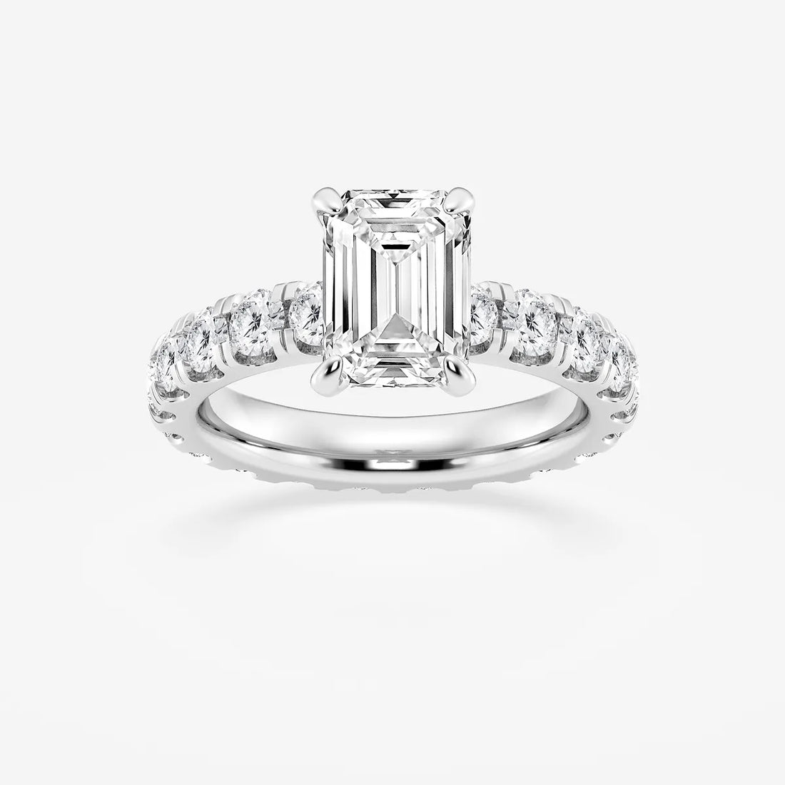 Emerald Cut Solitaire Engagement Ring