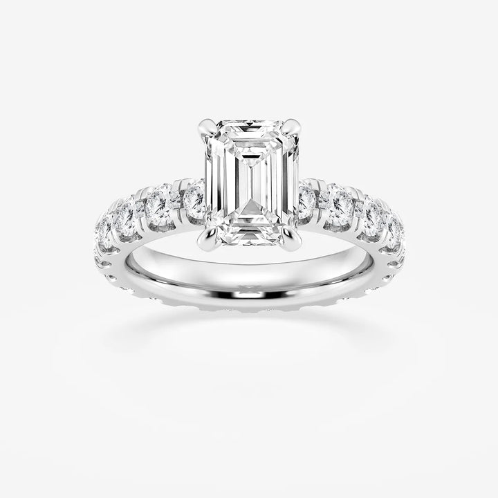 Emerald Cut Solitaire Engagement Ring