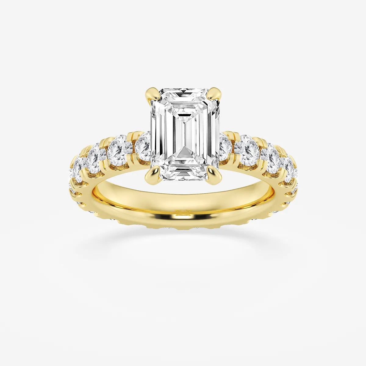 Emerald Cut Solitaire Engagement Ring