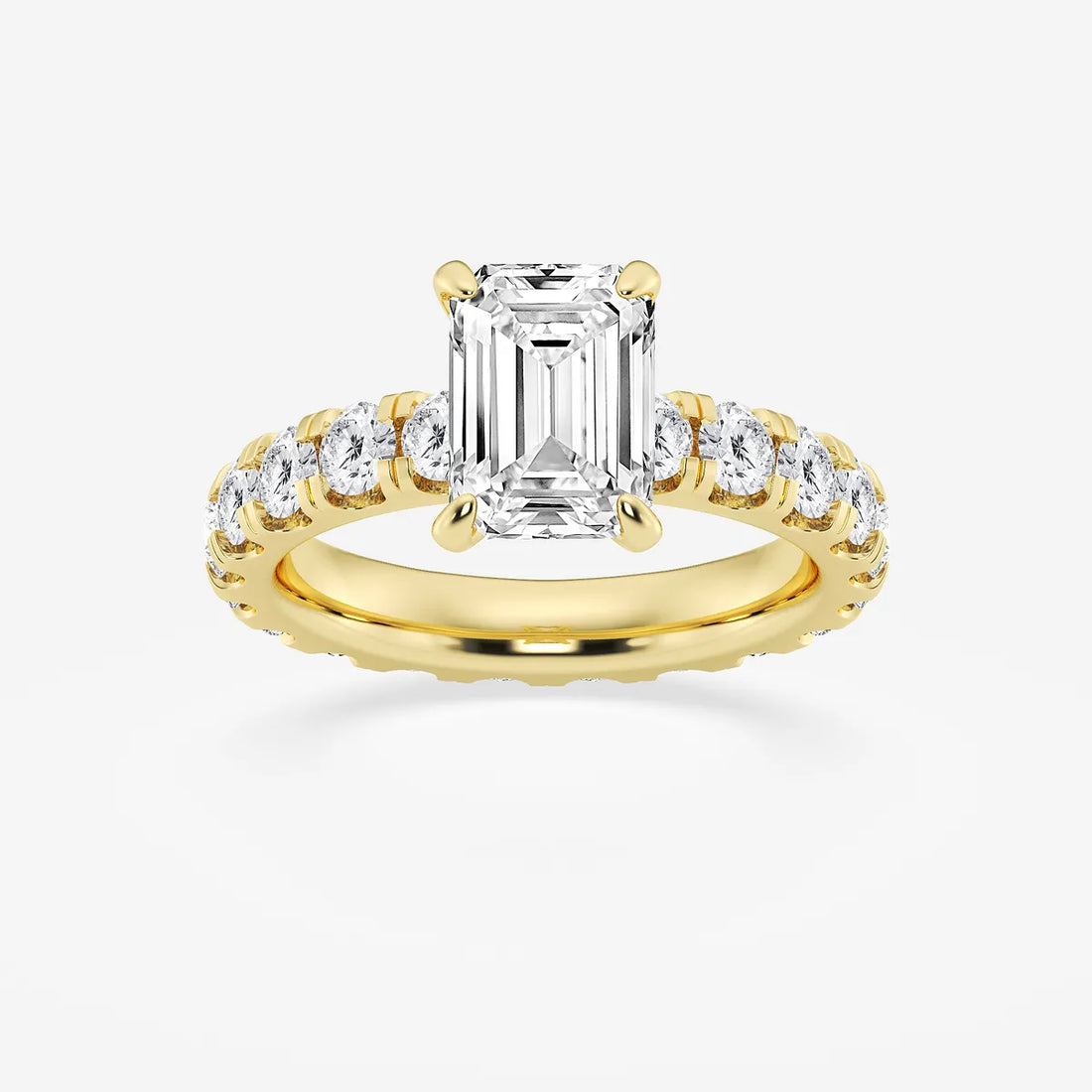 Emerald Cut Solitaire Engagement Ring
