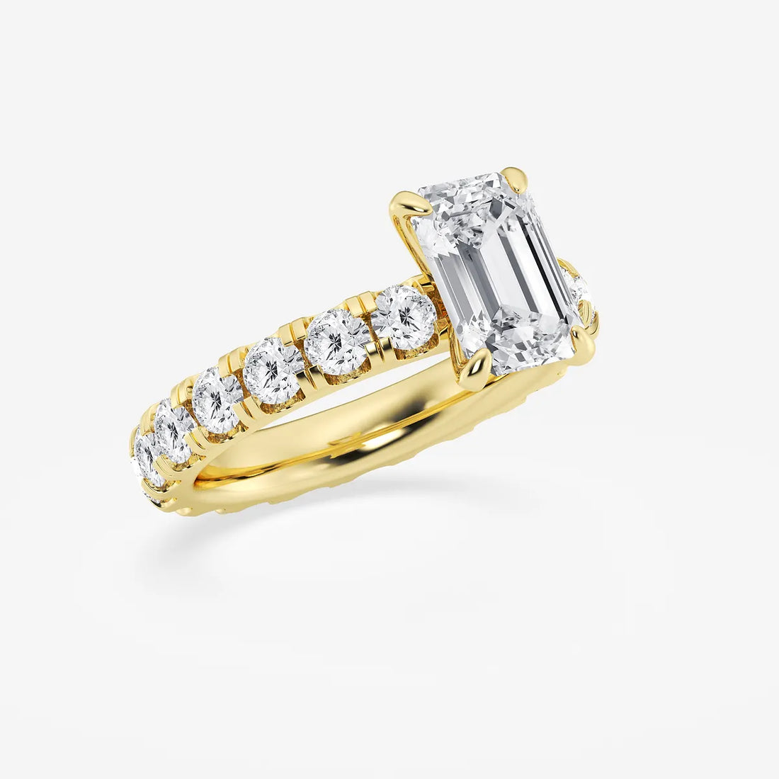 Emerald Cut Solitaire Engagement Ring