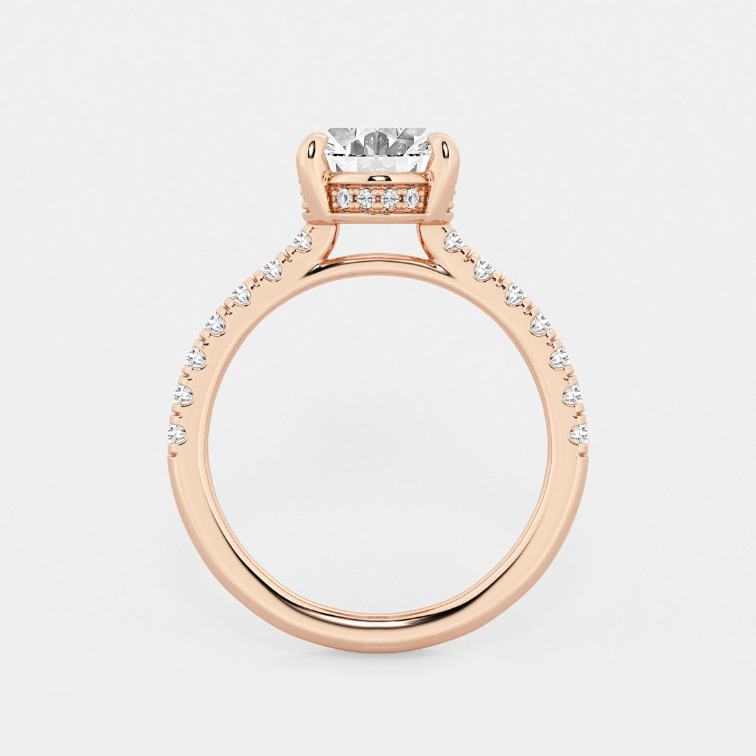 Oval Cut Solitaire Bridal Ring Set