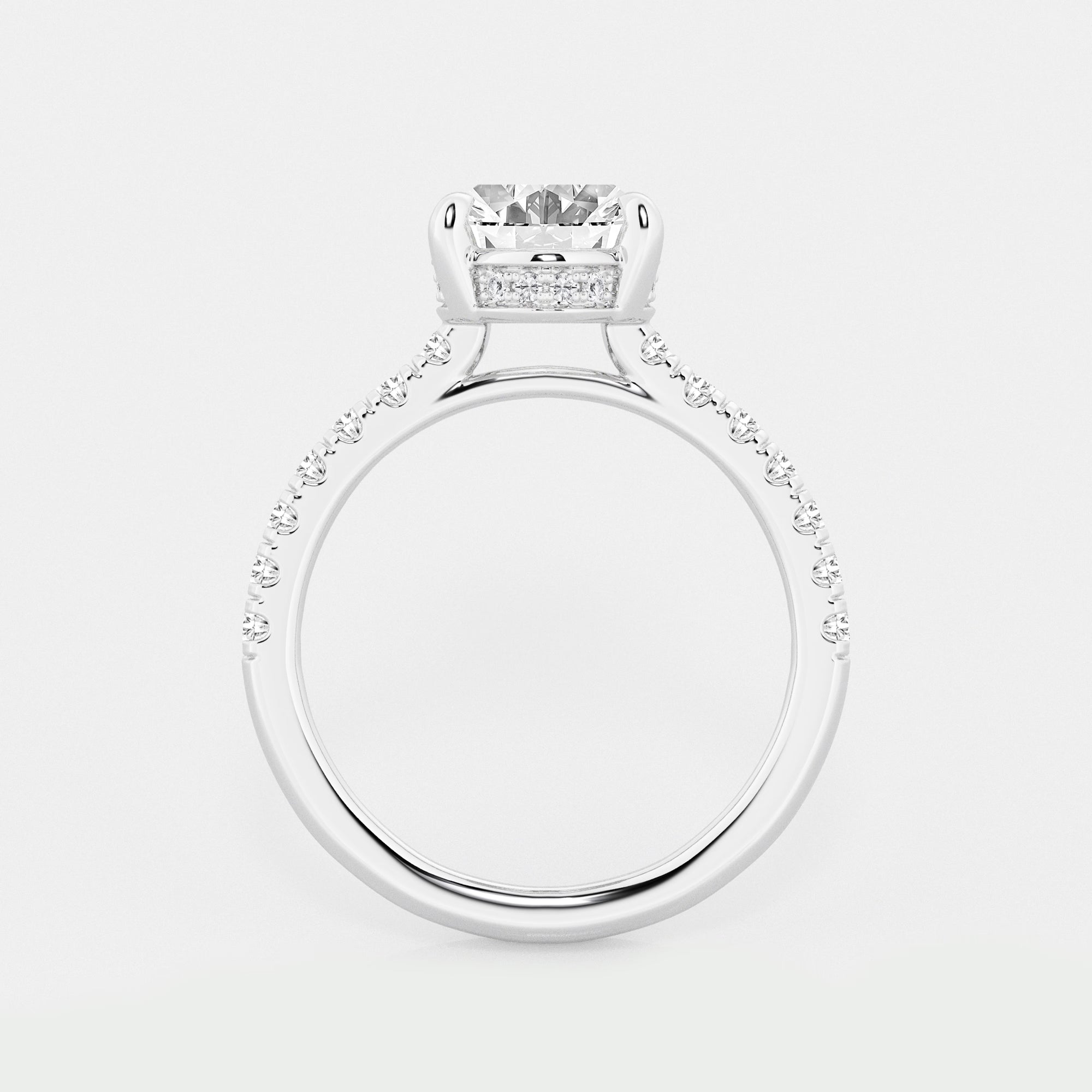 Oval Cut Solitaire Bridal Ring Set