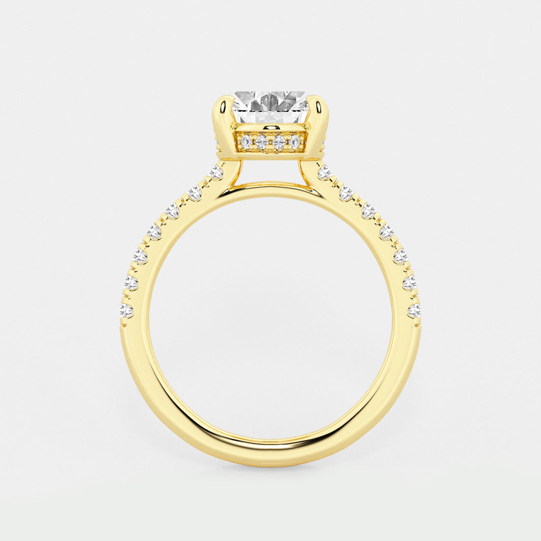 Oval Cut Solitaire Bridal Ring Set