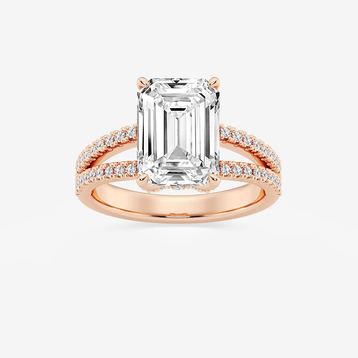 Emerald Cut Solitaire Engagement Ring