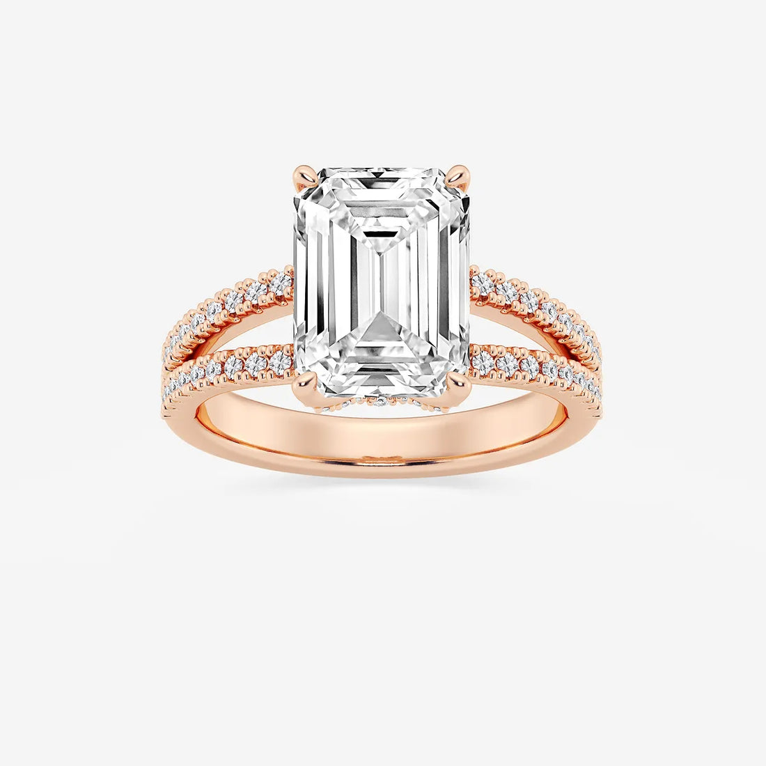 Emerald Cut Solitaire Engagement Ring