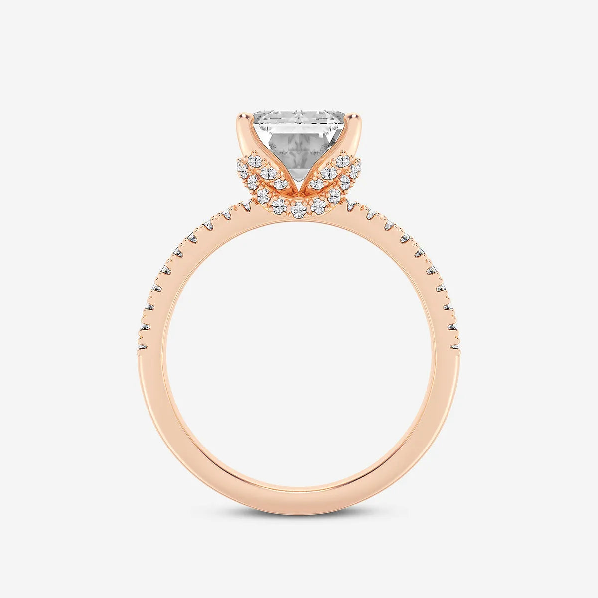 Emerald Cut Solitaire Engagement Ring