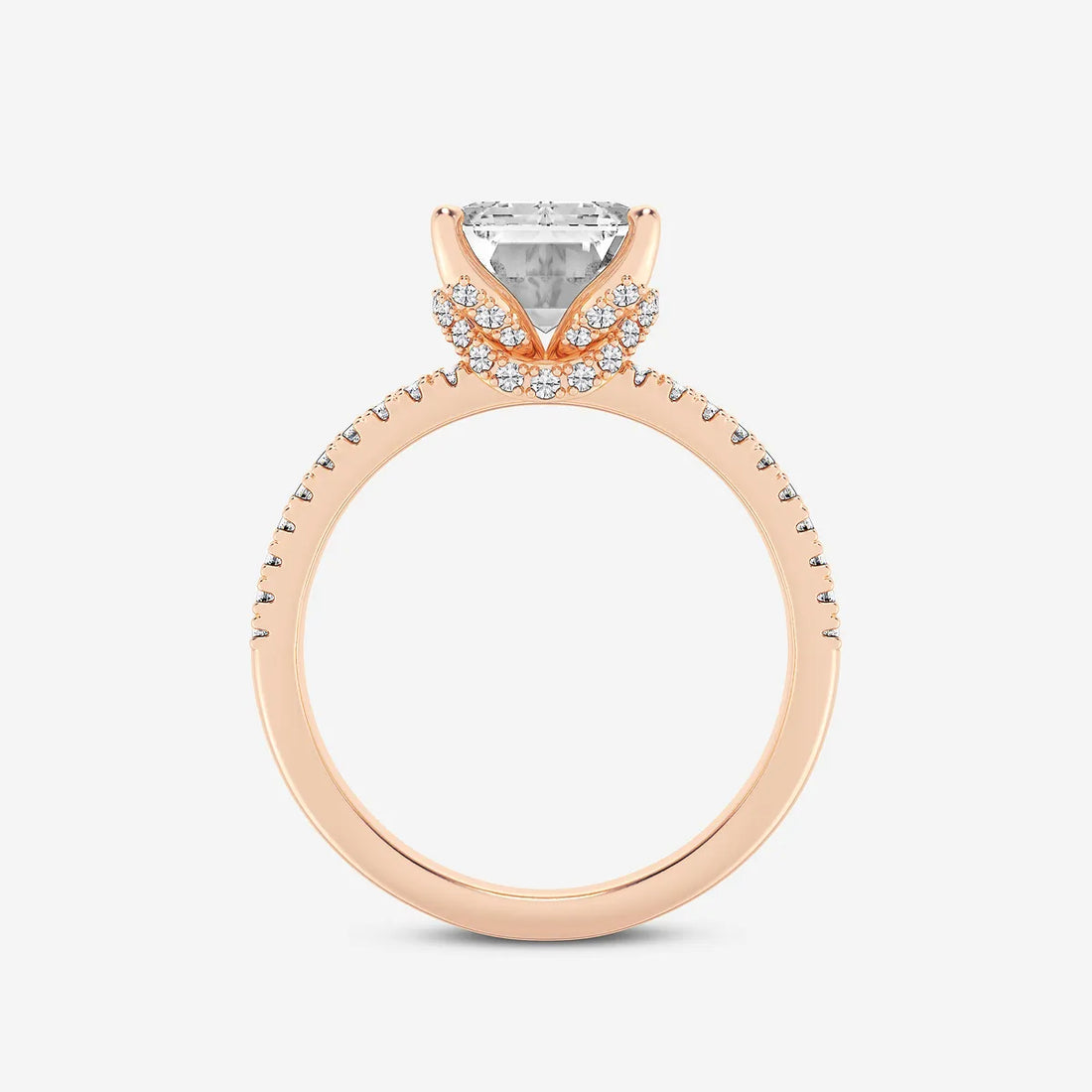 Emerald Cut Solitaire Engagement Ring