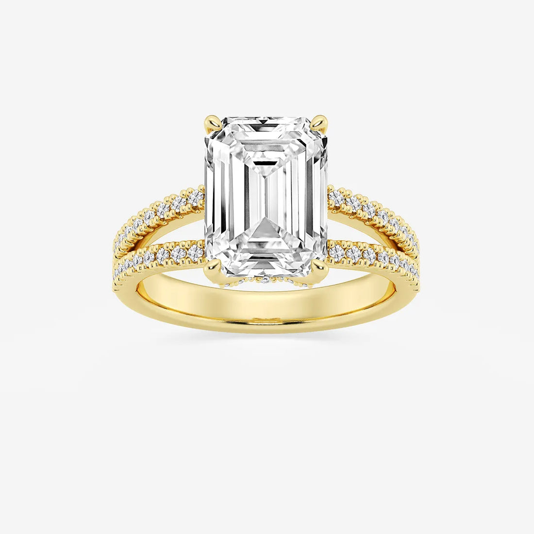 Emerald Cut Solitaire Engagement Ring