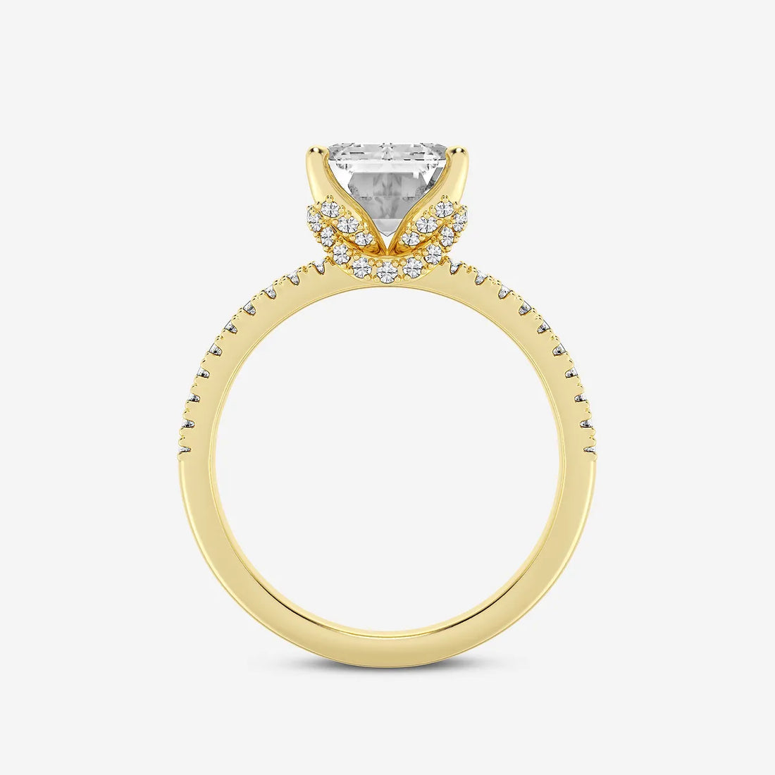 Emerald Cut Solitaire Engagement Ring