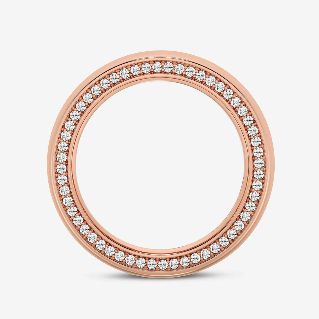 Enchanta Round Lab-Grown Diamond Side Accent Eternity Band