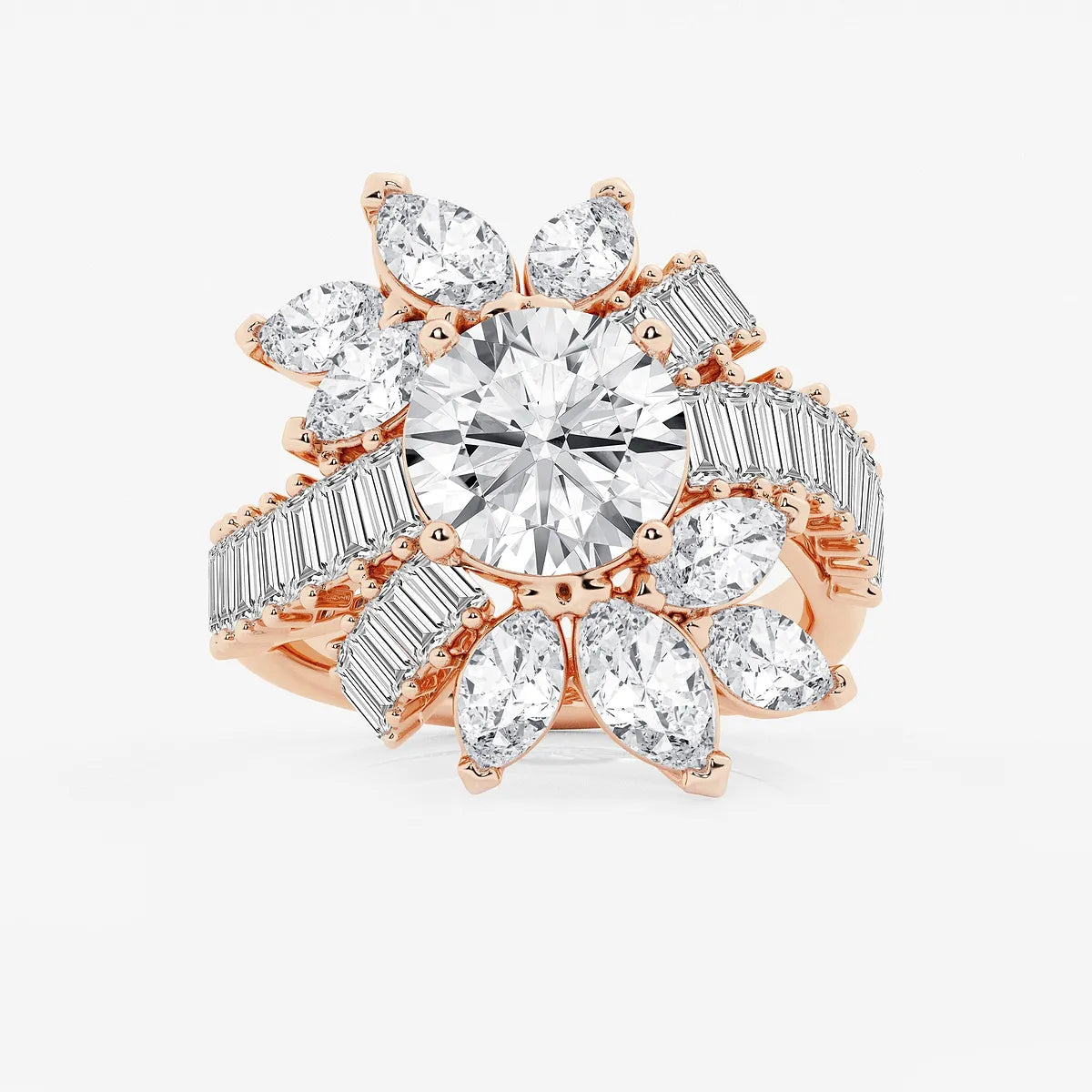 Pirouetta Multi-Shape Lab-Grown Diamond Ballerina Ring