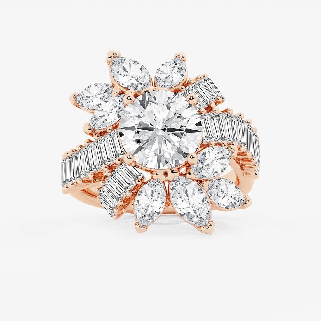 Pirouetta Multi-Shape Lab-Grown Diamond Ballerina Ring
