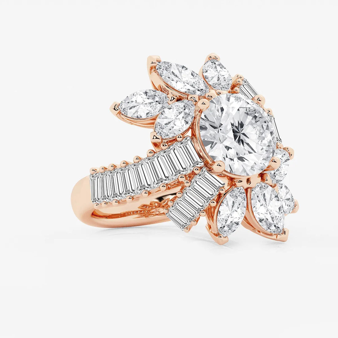 Pirouetta Multi-Shape Lab-Grown Diamond Ballerina Ring
