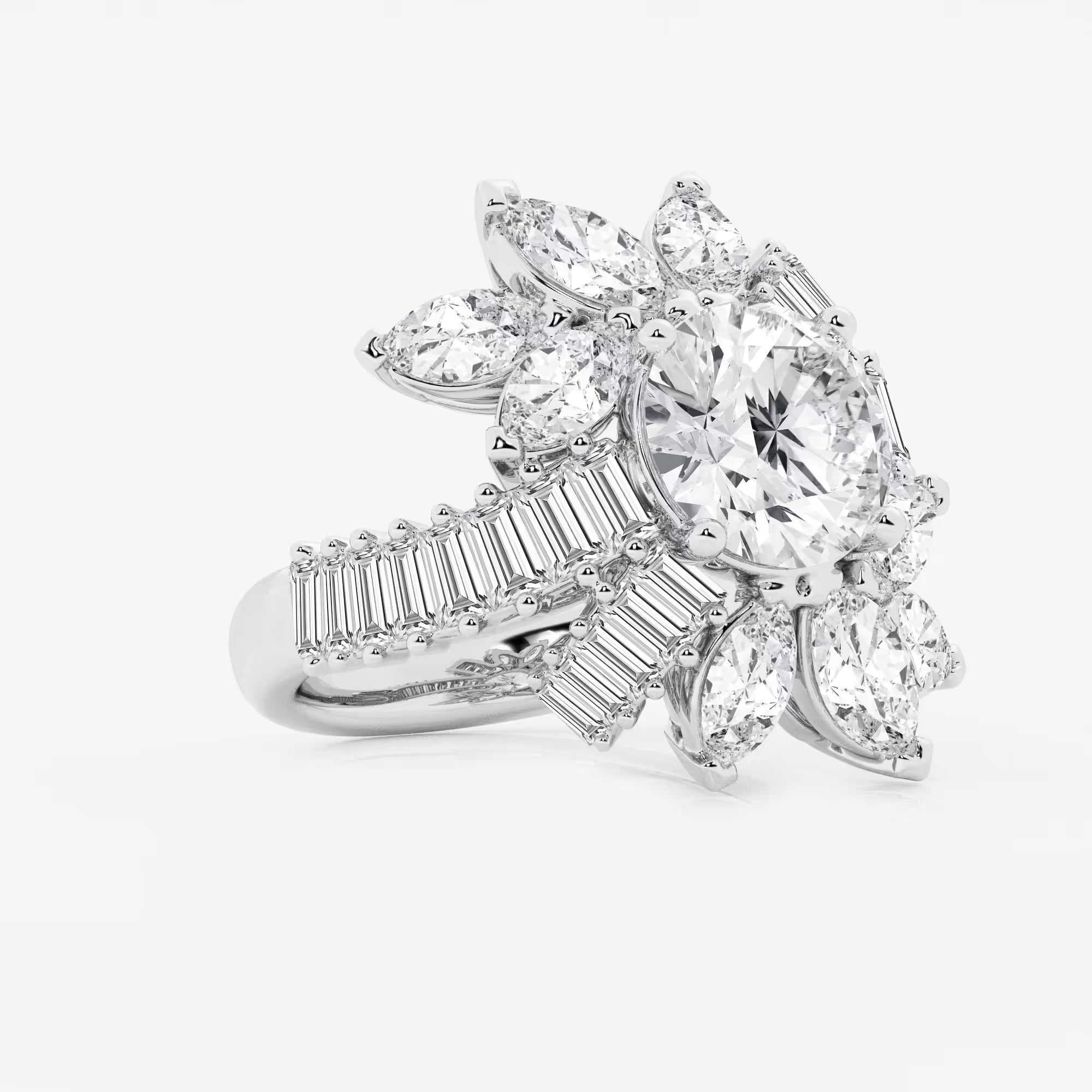 Pirouetta Multi-Shape Lab-Grown Diamond Ballerina Ring