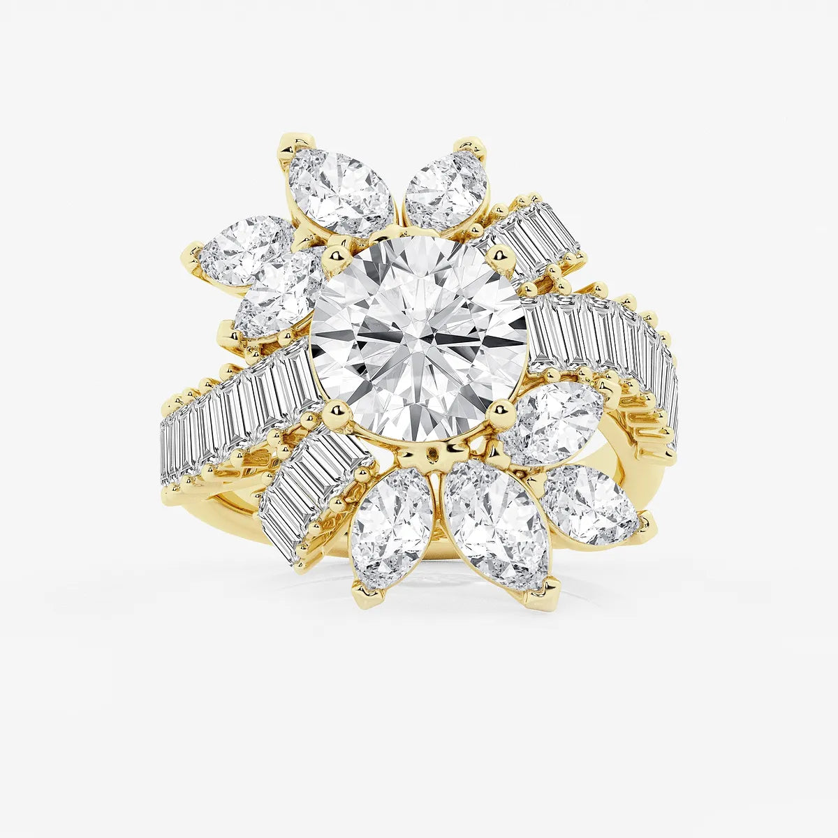 Pirouetta Multi-Shape Lab-Grown Diamond Ballerina Ring