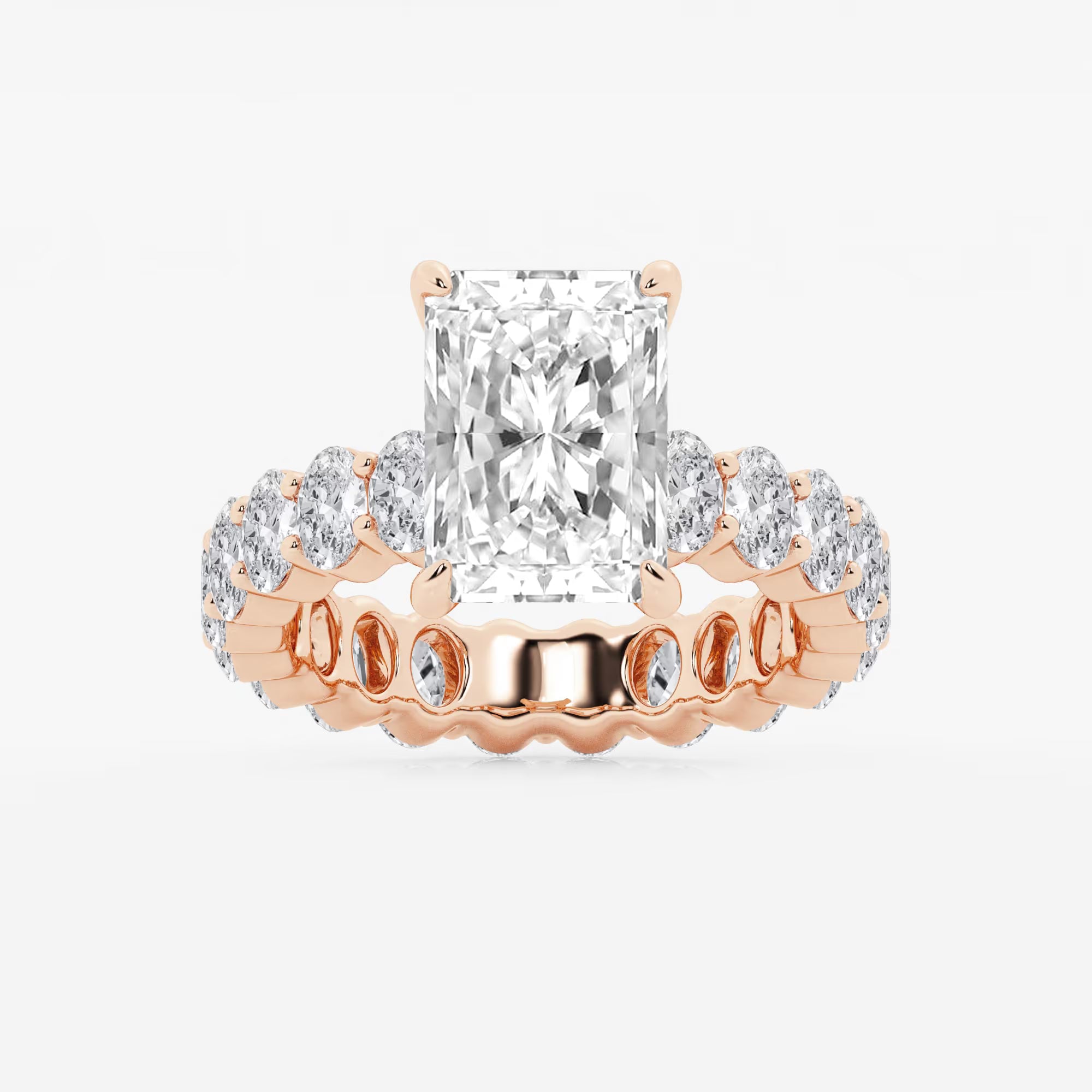 Everlisse Lab-Grown Diamond Eternity Engagement Ring