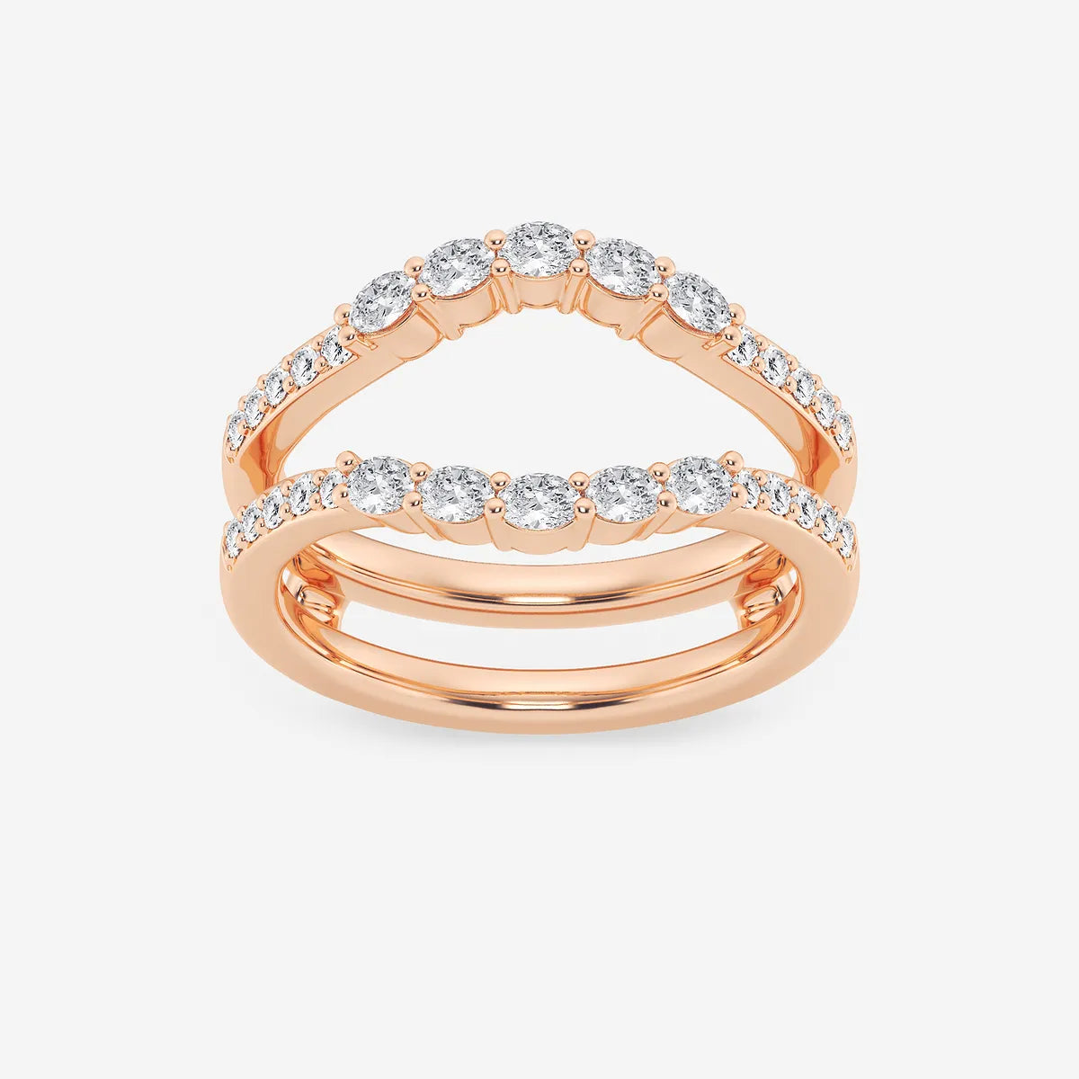 Luminara Oval Lab-Grown Diamond Ring Enhancer