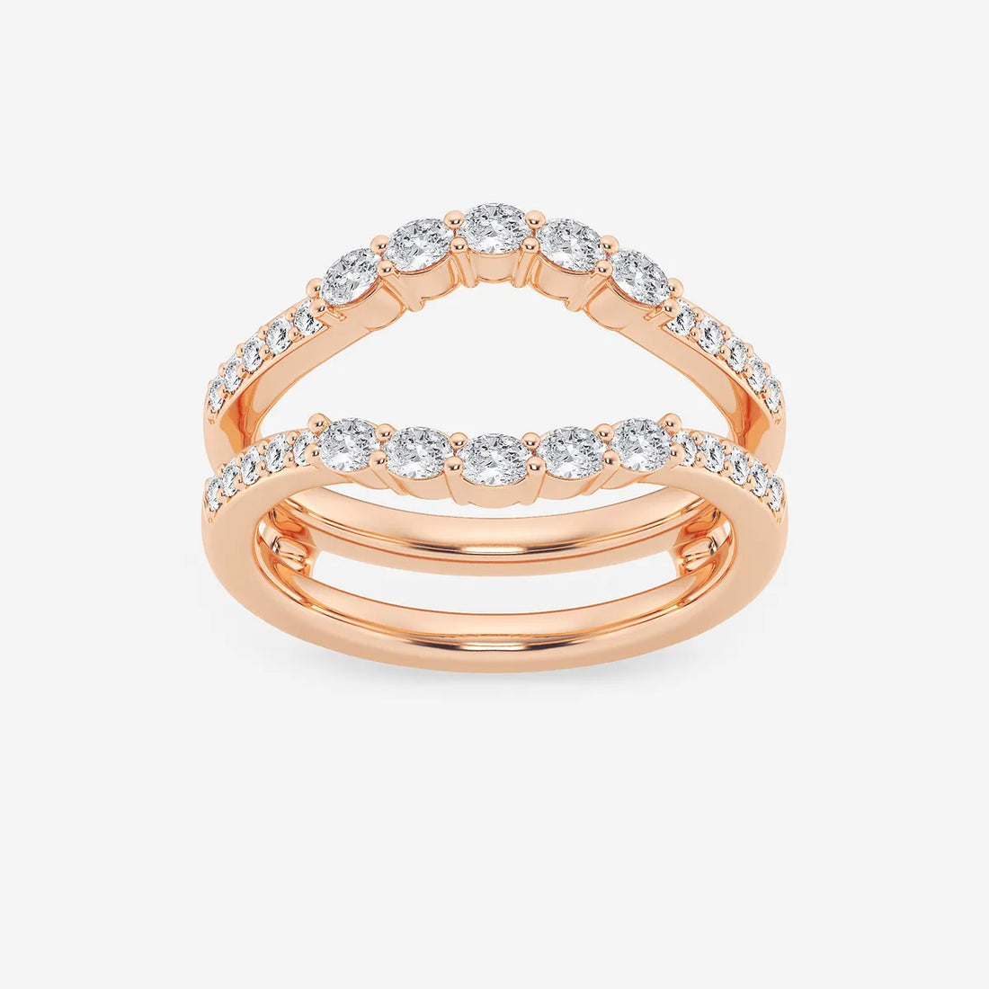 Luminara Oval Lab-Grown Diamond Ring Enhancer
