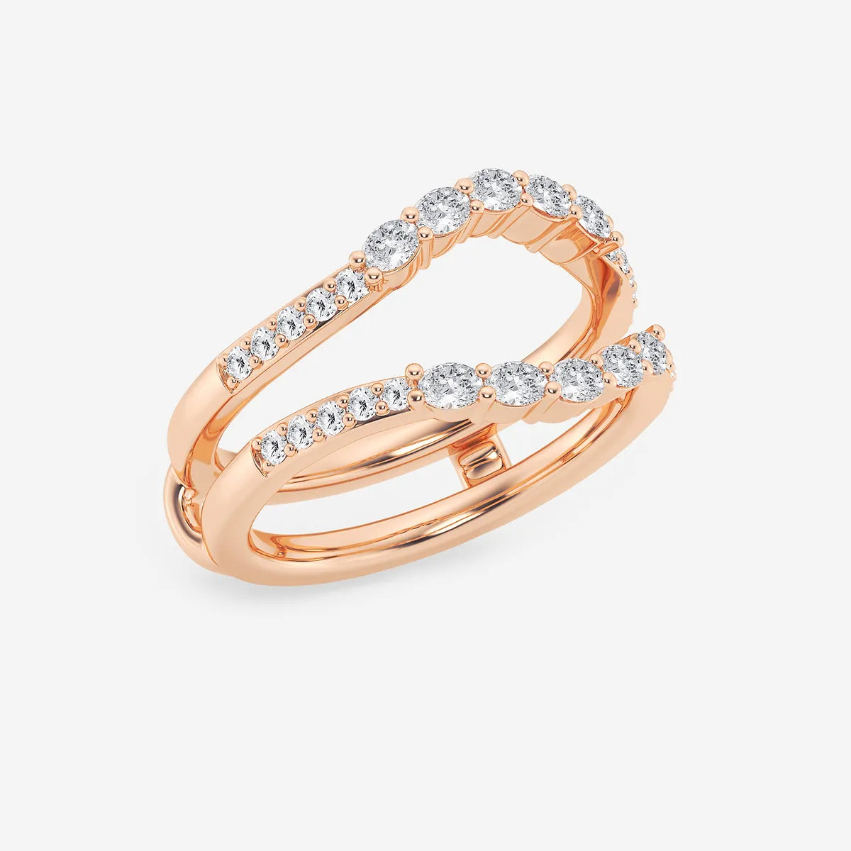 Luminara Oval Lab-Grown Diamond Ring Enhancer