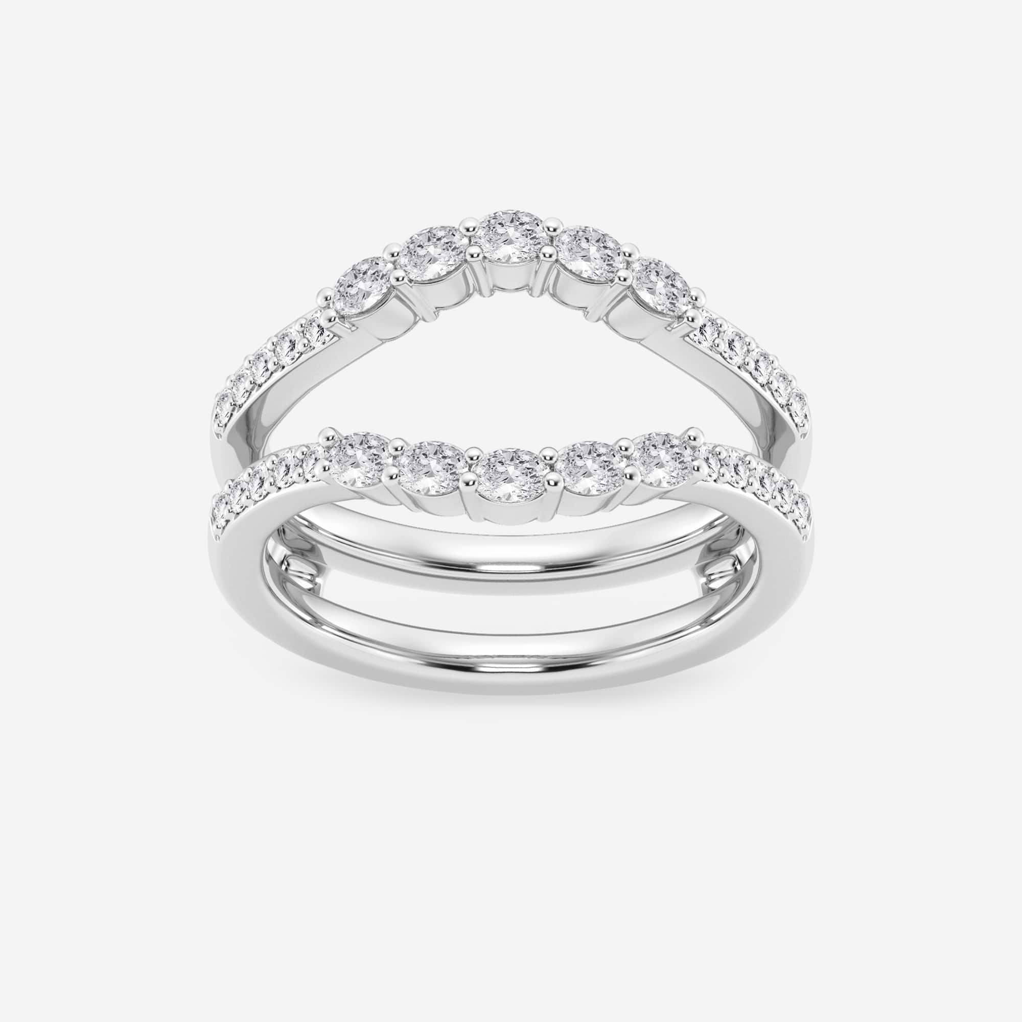 Luminara Oval Lab-Grown Diamond Ring Enhancer